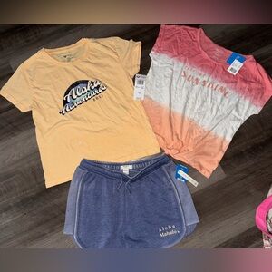 Roxy Girls T-shirts and short bundle size 10